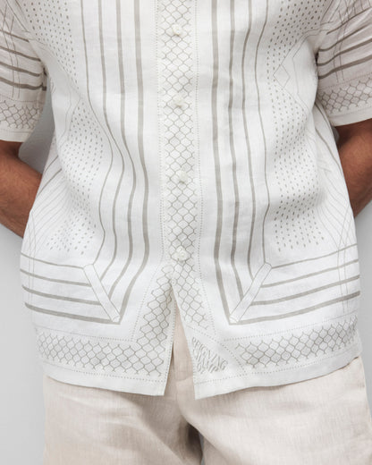 Linen Arena Standard Camp Shirt