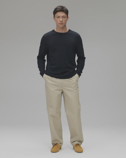 Supima Pique Ace Crewneck