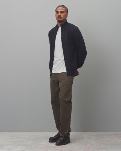 Merino Honeycomb Track Jacket