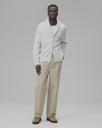Cotton Slub Laurel Shawl Cardigan