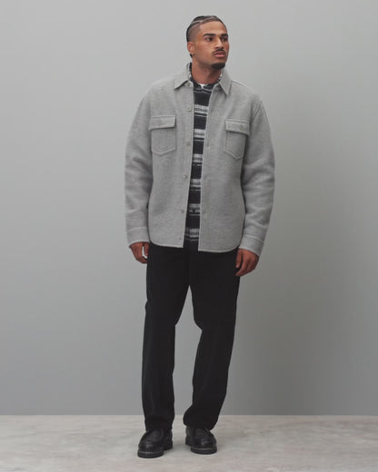 Boiled Wool Warden Overshirt
