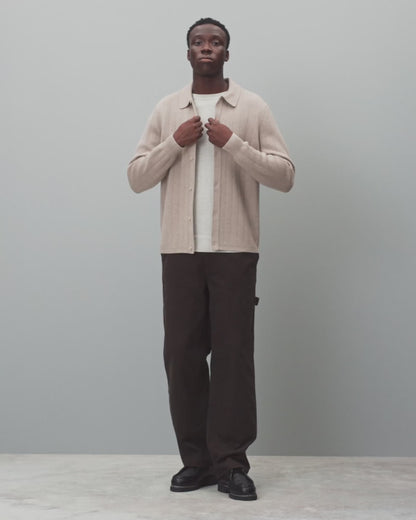 Merino Drop Needle Pier Shirt