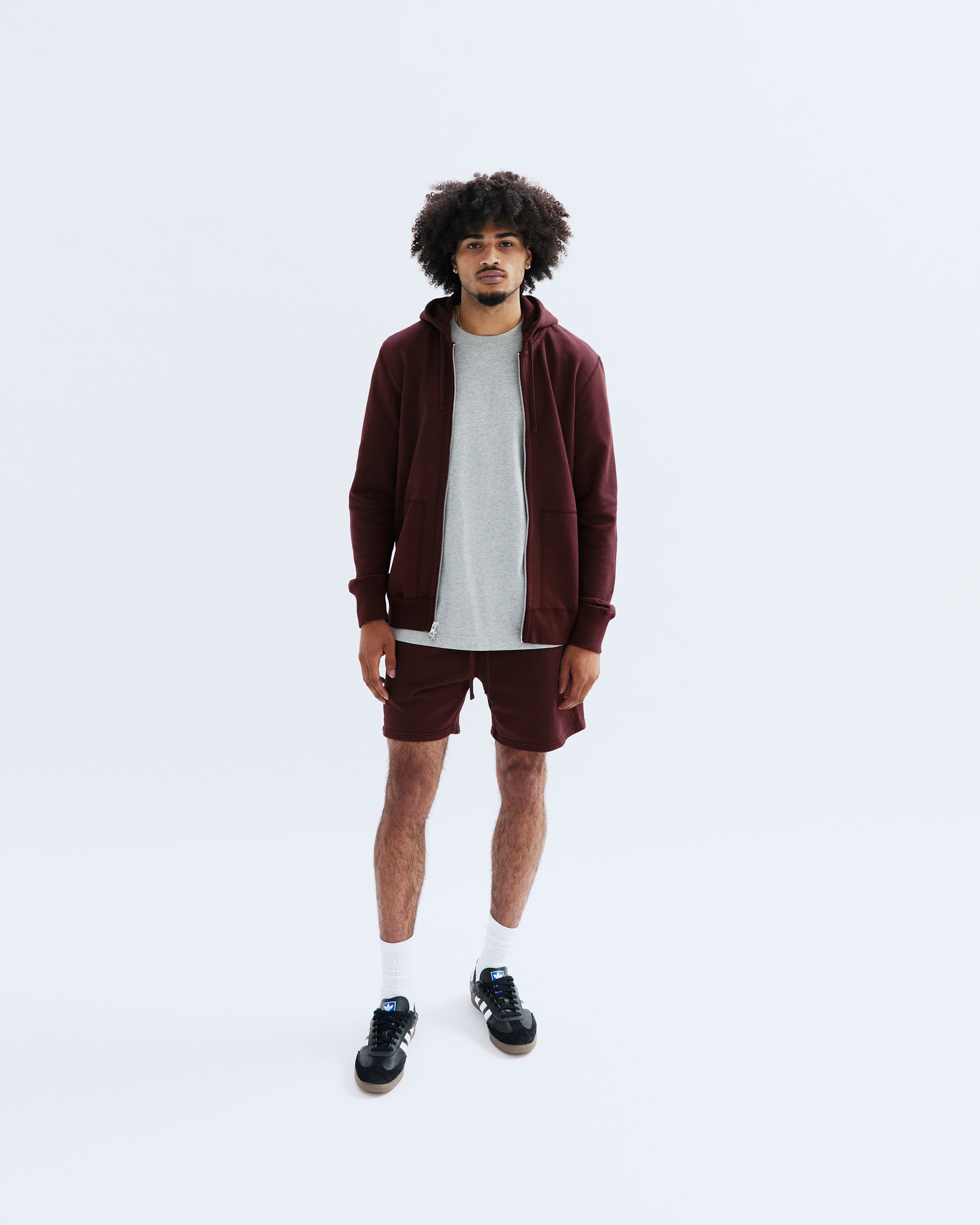 Midweight Terry Full Zip Hoodie