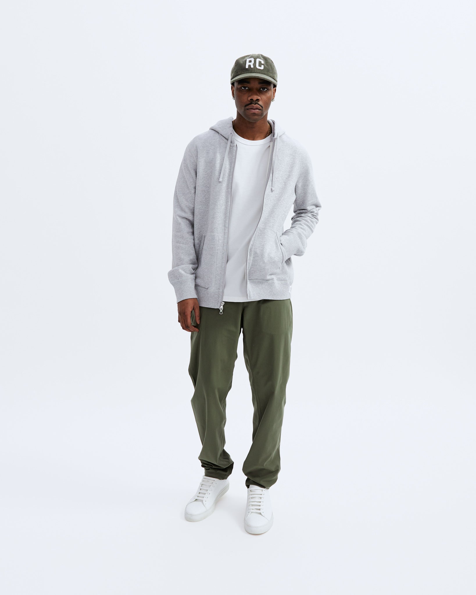 Midweight Terry Full Zip Hoodie