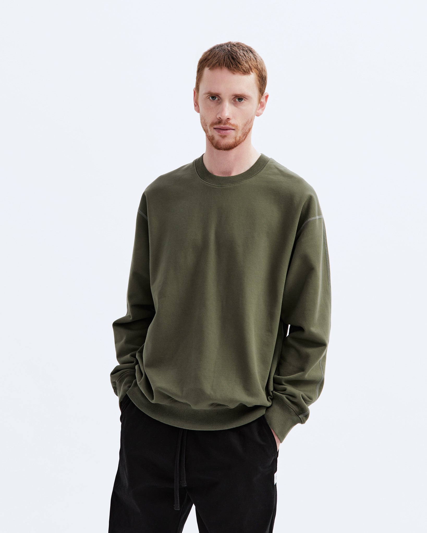Midweight Terry Relaxed Crewneck